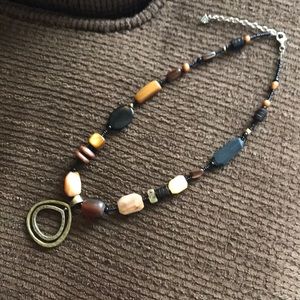 COPY - Silpada necklace with silver and gold pendant
